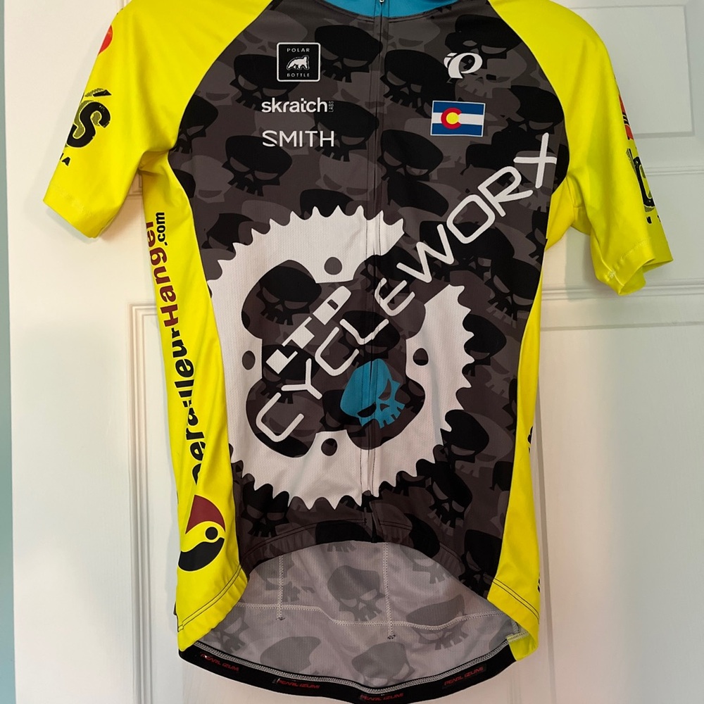 PEARL IZUMI Cycling Jersey Shirt cycleworx Sponsored Logo custom size M